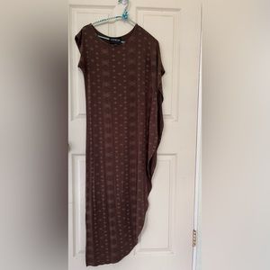 Tanoa Hawaii brown flowy dress size XS
